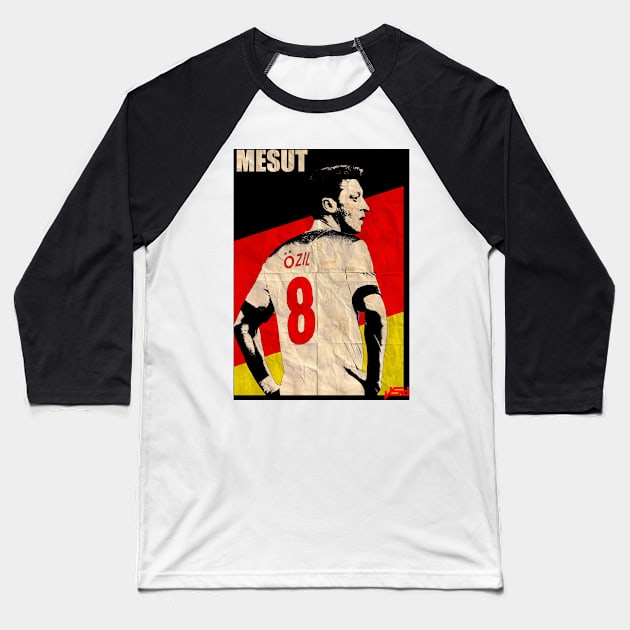 Ozil Baseball T-Shirt by johnsalonika84